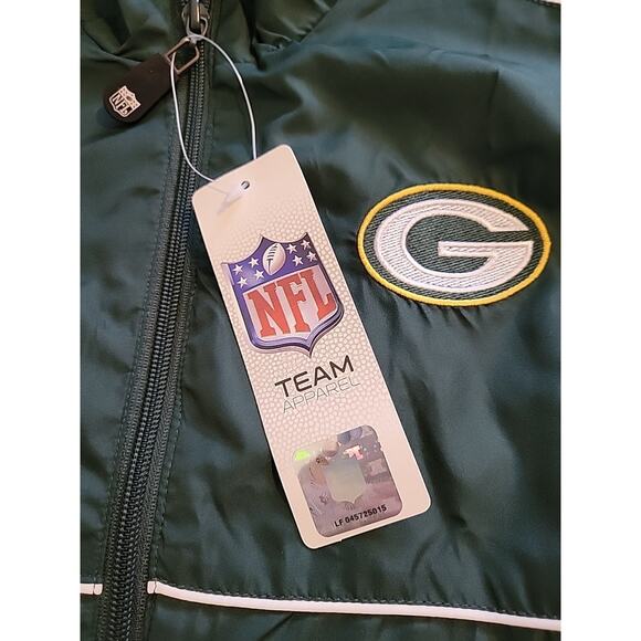 REEBOK GREEN BAY PACKERS JACKET MENS SIZE 2XL FULL ZIP ZIPPER NWT - Picture 3 of 7